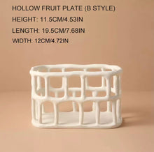 Load image into Gallery viewer, Nordic - Creative Resin Hollow Fruit Bowl
