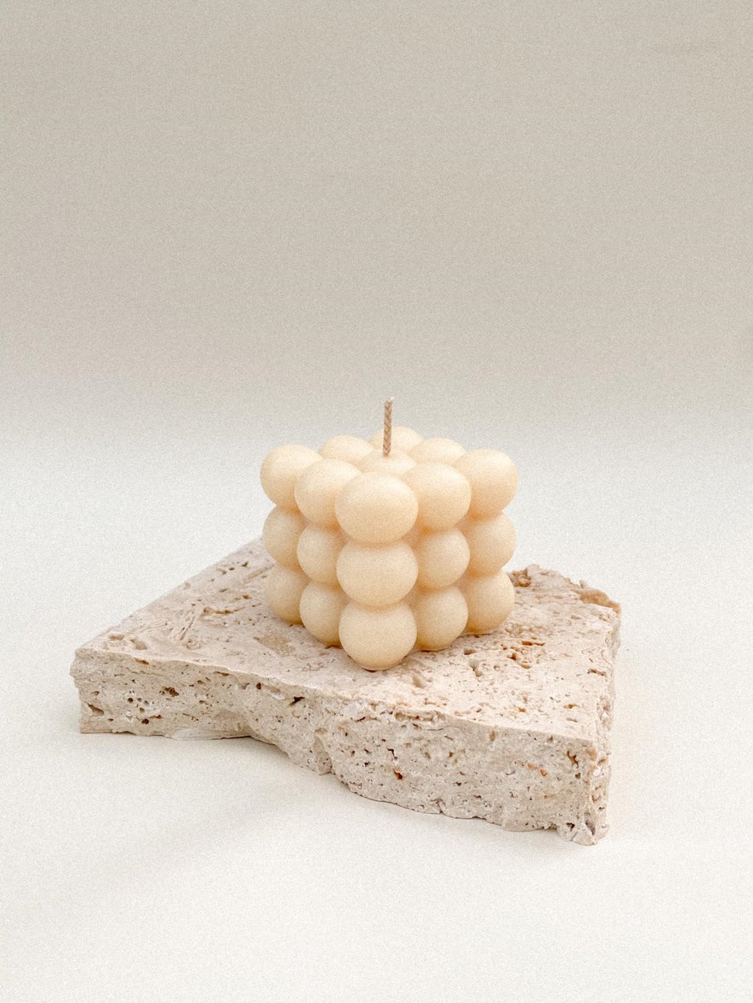Bubble Candle Ivory - Japanese Honeysuckle