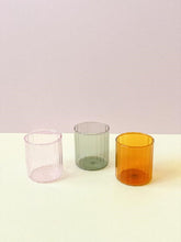 Load image into Gallery viewer, Ribbed Glass Tumblers 2Pack
