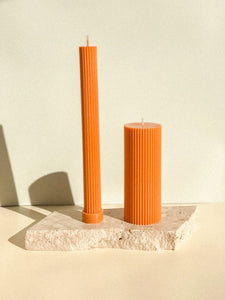 Column Pillar Candle - Maple