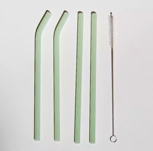 Reusable Glass Straws (4Pack)