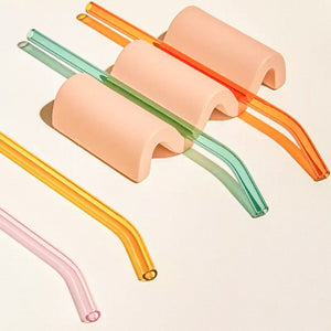 Reusable Glass Straws (4Pack)